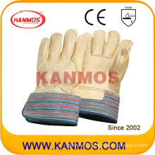 Cowhide Grain Leather Industrial Safety Work Gloves (12006)